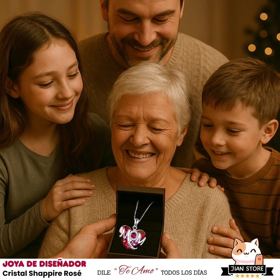 ¡EXCLUSIVO Tributo a Mamá! Cristal Sapphire Rose™