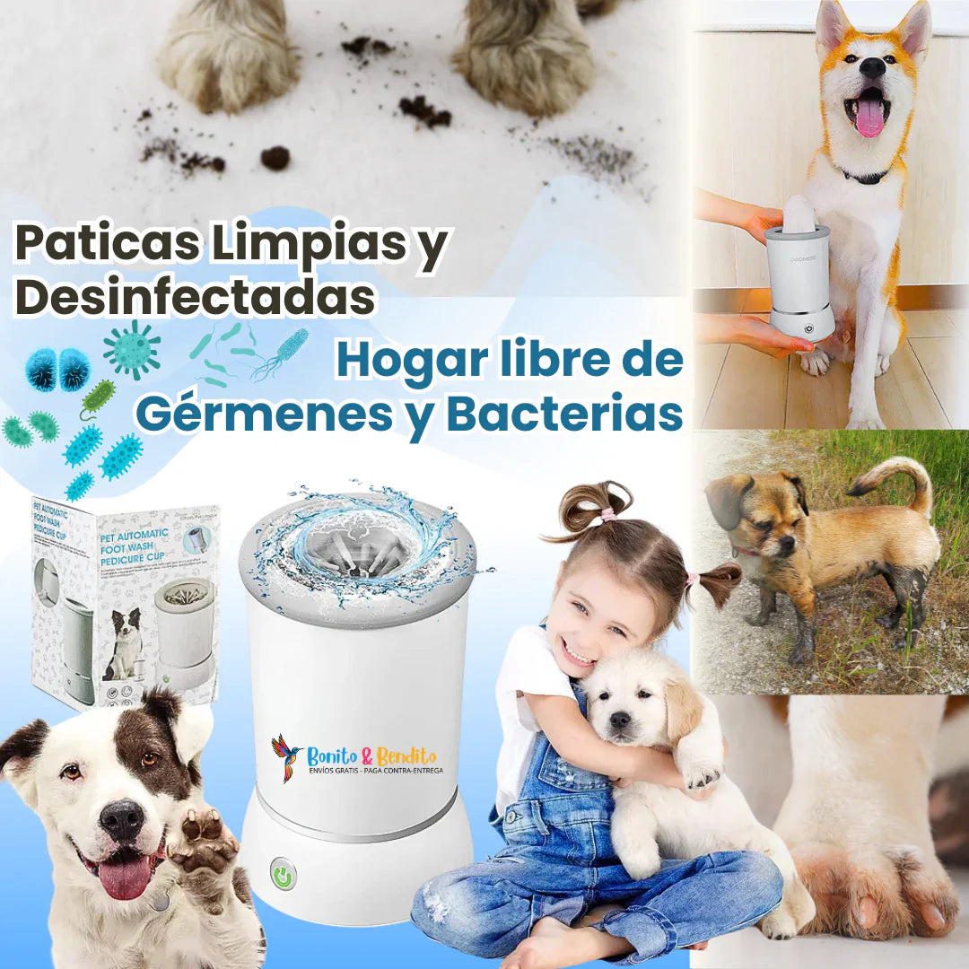 🐾 PetClean™ Lava Paticas Automático 2 en 1 + Envío Gratis