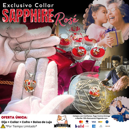 ¡EXCLUSIVO Tributo a Mamá! Cristal Sapphire Rose™