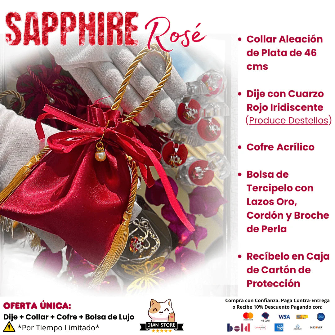 ¡EXCLUSIVO Tributo a Mamá! Cristal Sapphire Rose™