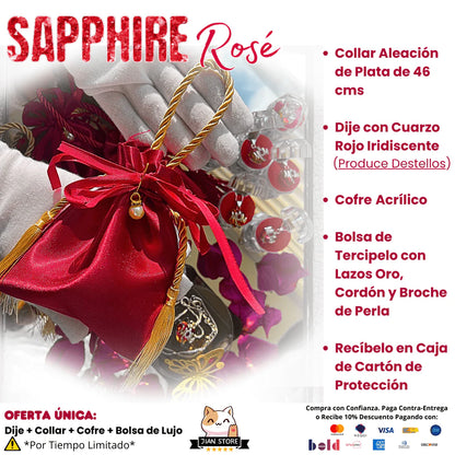 ¡EXCLUSIVO Tributo a Mamá! Cristal Sapphire Rose™